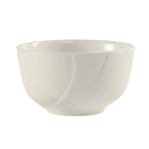 Tuxton China Inc ASU-040 San Marino 8 oz Pearl White Ceramic Sugar/Bouillon Cup- 3 Dz