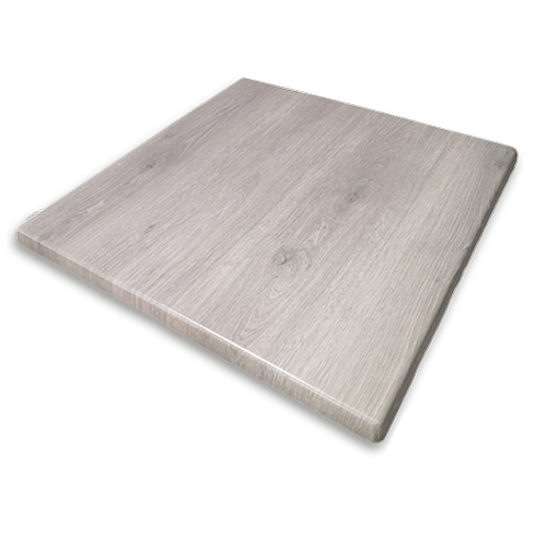 Just Chair Manufaturing JA-ISOTT-2828-SWO isotop® Stonewashed Oak Finish 28" x 28" Laminate Table Top