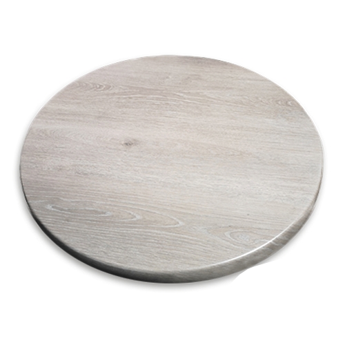 Just Chair Manufaturing JA-ISOTT-48R-SWO isotop® Stonewashed Oak Finish 48" Laminate Table Top