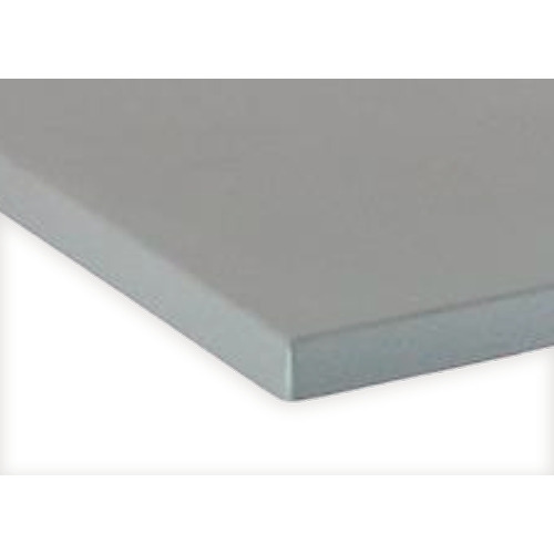 Just Chair Manufaturing TTWRZ-2424-ALU Werzalit® Cool Grey 24" x 24" Composite Outdoor Table Top