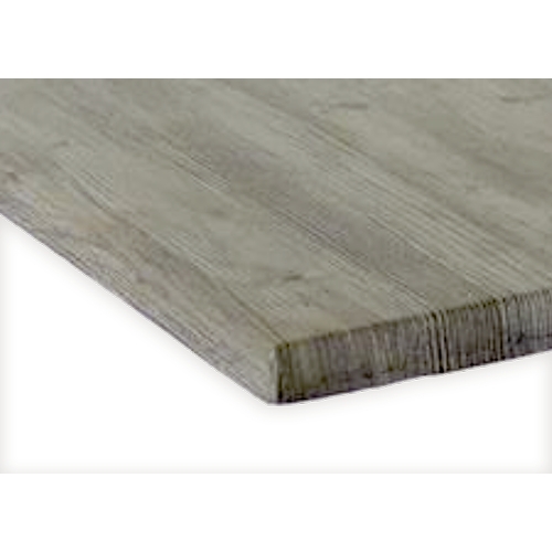 Just Chair Manufaturing TTWRZ-3232-PONDGREY Werzalit® Aged Oak 32" x 32" Composite Outdoor Table Top