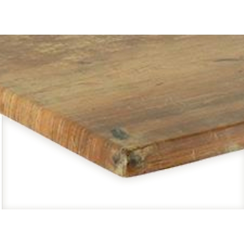 Just Chair Manufaturing TTWRZ-36R-FINDUS Werzalit® Hickory 36" Diameter Composite Outdoor Table Top