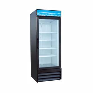 Peach Foodservice PGM-28 23 Cubic Foot Glass Door Refrigerated Merchandiser