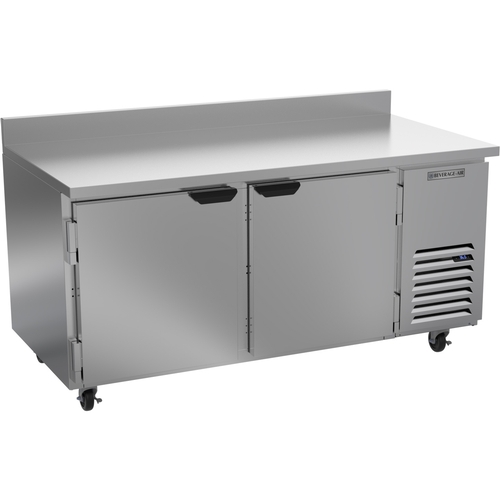 Beverage Air WTR67AHC 67" Wide Two Section Worktop Refrigerator