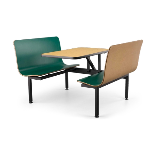 Just Chair Manufaturing CONT-WS-VS-47 Value Series Contour 65" x 47" Wall Unit Booth