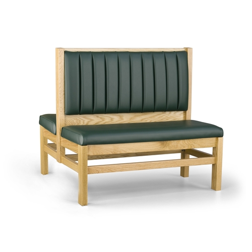 Just Chair Manufaturing JBD-WT-UCH-42-GR1/COM 42"H Double Sided Custom Wood Frame Booth