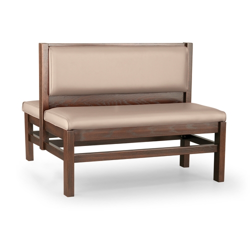 Just Chair Manufaturing JBD-WT-UPL-36-GR1/COM 36"H Double Sided Custom Wood Frame Booth