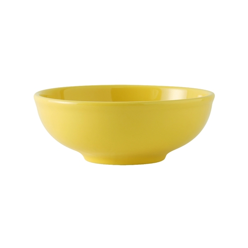 Tuxton China Inc BSB-3503 Concentrix 35 oz. Saffron Ceramic Menudo/Salad Bowl - 1 Doz