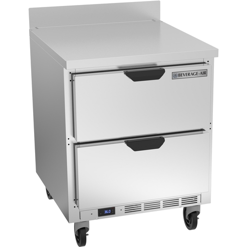 Beverage Air WTFD27AHC-2 27" Wide Two Drawer Worktop Freezer