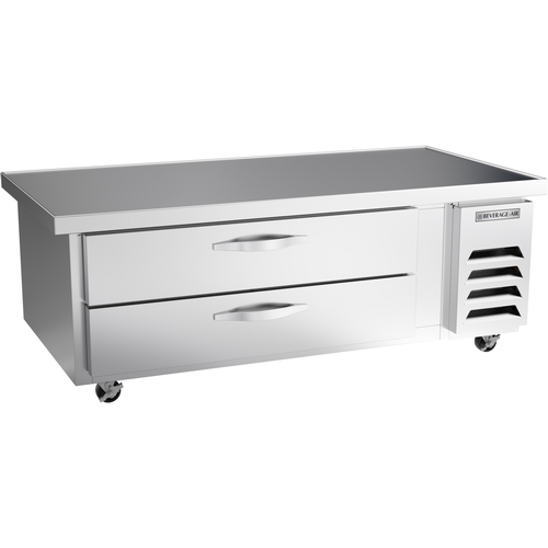 Beverage Air WTFCS60HC-64 60" Wide Two Drawer Extended Top Chef Base Freezer