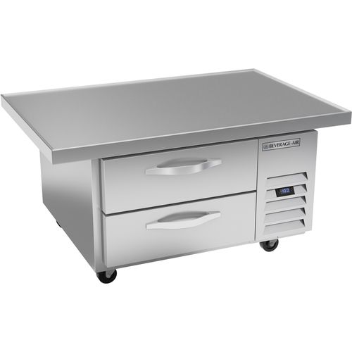 Beverage Air WTFCS36HC-48 48" Wide Two Drawer Extended Top Chef Base Freezer