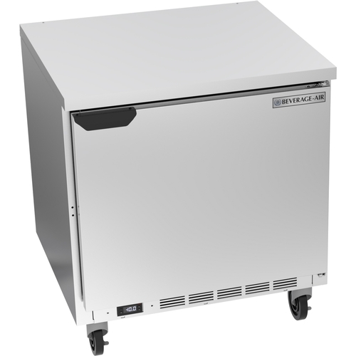 Beverage Air WTF32AHC-FLT 32" Wide 7.2 Cubic Foot One Door Worktop Freezer