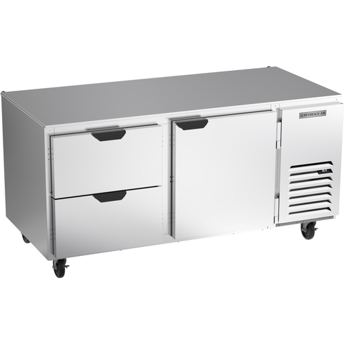 Beverage Air UCRD67AHC-2 67" Wide Undercounter Refrigerator With Two Drawers