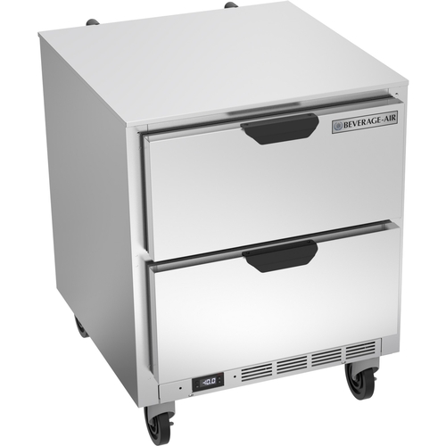 Beverage Air UCFD27AHC-2 27" Wide Two Drawer Undercounter Freezer