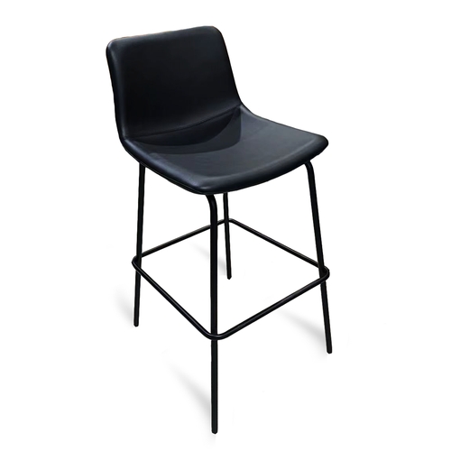 Just Chair Manufaturing U31130 Hospitality Steel Frame Barstool w/ Upholstered Bucket Seat 