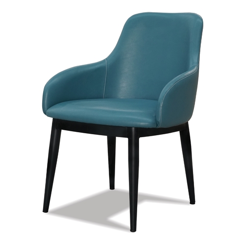 Just Chair Manufaturing U38218 Hospitality Steel Frame Arm Chair w/ Upholstered Back/Seat