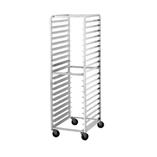 Advance Tabco PR15-4W All Welded Aluminum Heavy Duty Full Height Pan Rack