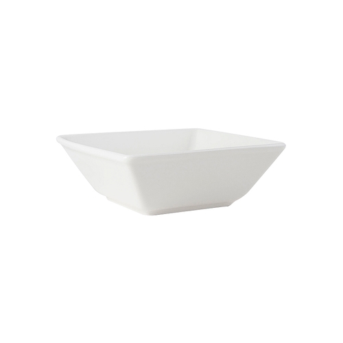 Tuxton China Inc ABU-531 Napa 24 oz. Pearl White Ceramic Square Bowl - 1 Doz