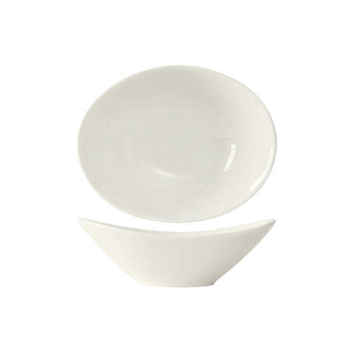 Tuxton China Inc AMU-403 AlumaTux 20 oz. Pearl White Ceramic Pasta Bowl - 1 Doz