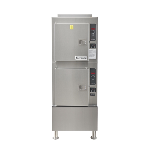 Cleveland Range 24CGA10.2ES SteamChef Gemini 10 Gas 2 Compartment Convection Steamer