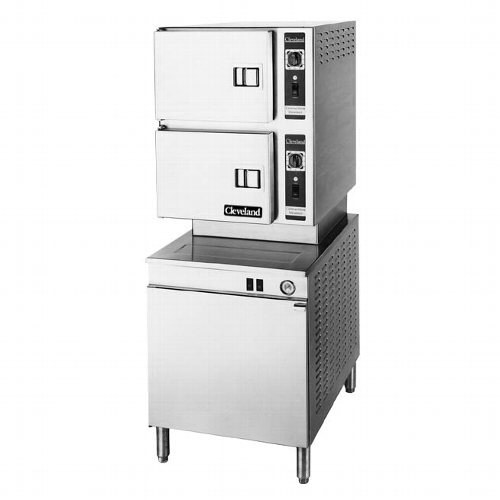 Cleveland Range 24CSM Pressureless Floor Model Gas Convection Steamer - 120v