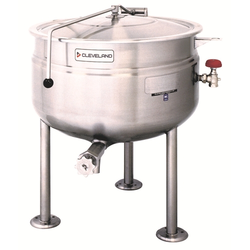 Cleveland Range KDL125F Direct Steam 125 Gallon Kettle w/ Steam Control Valve