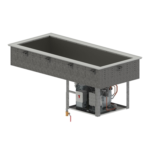 Vollrath FC-4CP-02120-R 2 Pan Standard Refrigerated Modular Cold Pan Drop-In