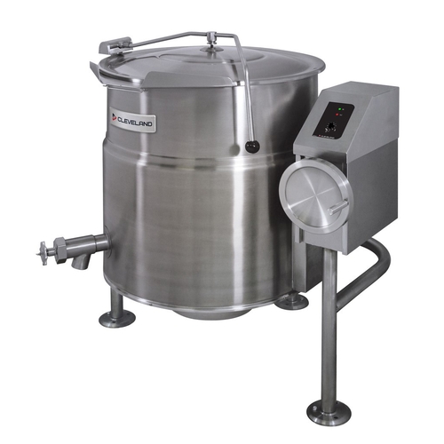 Cleveland Range KEL25T Electric 25 Gallon 2/3 Jacketed Tilting Steam Kettle