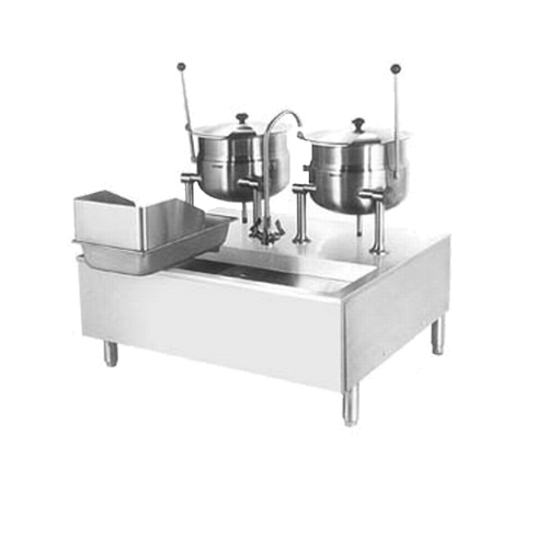 Cleveland Range SD1050K66 12 Gallon 2 Compartment Direct Steam Kettle/Cabinet