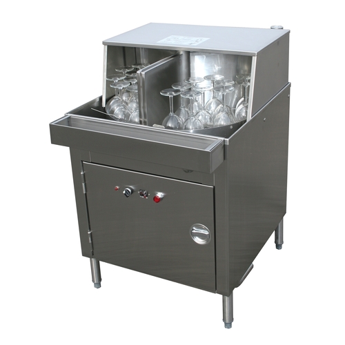 American Dish Service ASQII Hot Water Carousel Type Under Bar Glasswasher - 115V