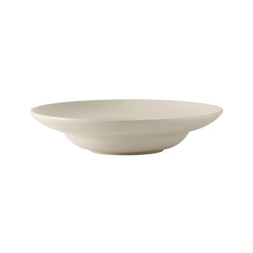 Tuxton China Inc BED-1204 DuraTux 21 oz. Amr White/Eggshell Pasta/Salad Bowl - 1 Doz
