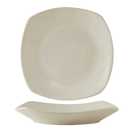 Tuxton China Inc BEH-105J DuraTux 26 oz. American White/Eggshell Pasta Plate - 1 Doz