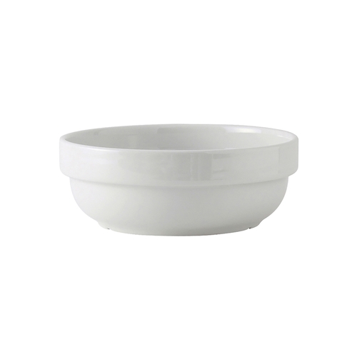 Tuxton China Inc BPB-290 DuraTux 29 oz. Porcelain White Stackable Salad Bowl - 1 Doz