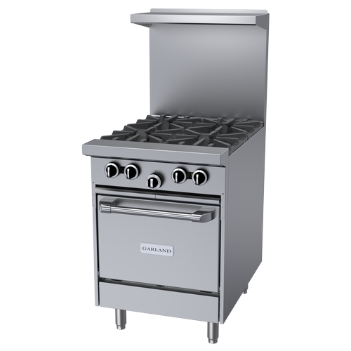 Garland G24-4L-SIGNATURE Signature Starfire Pro 24" (4) Burner Gas Restaurant Range