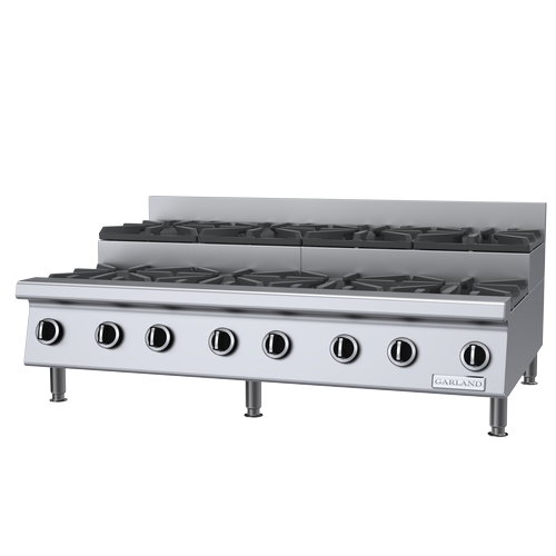 Garland GTOG48-SU8 48" Countertop Gas Step-Up Hotplate w/ Manual Controls