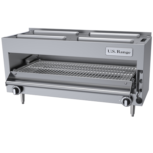 Garland UIR36C Cuisine 34" Gas Salamander Broiler w/ (2) Infared Broilers