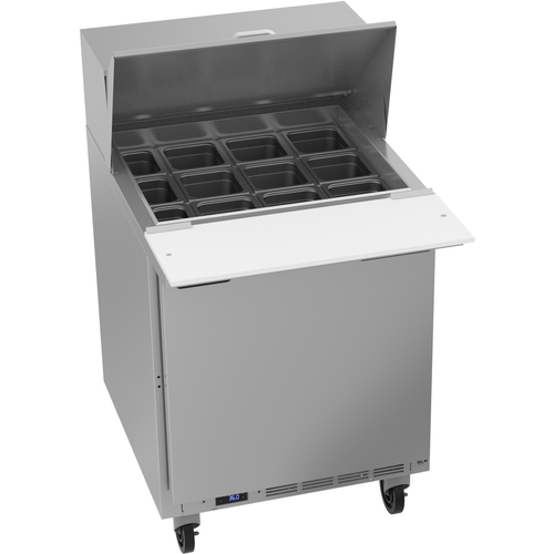 Beverage Air SPE27HC-12M 27" 12 Pan One Section Mega Top Sandwich Salad Prep Table