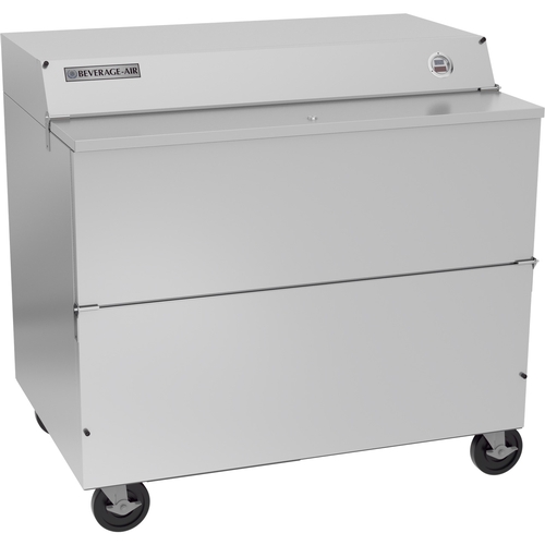 Beverage Air SMF49HC-1-S 49" Stainless Steel Single Access Forced Air Milk Cooler