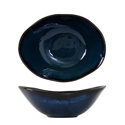 Tuxton China Inc GAN-403 Artisan 20 oz. Night Sky Ceramic Capistrano Bowl - 1 Doz