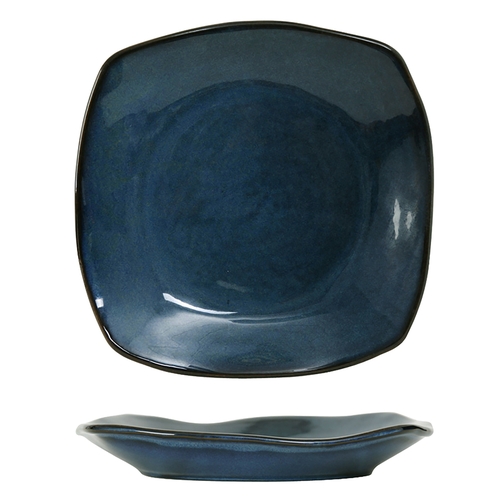 Tuxton China Inc GAN-503 Artisan 21 oz. Night Sky Ceramic Square Pasta Plate - 1 Doz
