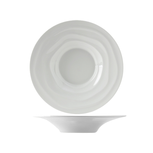Tuxton China Inc GDP-064 Sandbar 18 oz. Porcelain White Pasta Bowl - 1 Doz