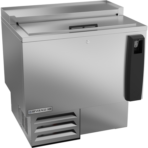 Beverage Air SF34HC-S 34" Stainless Steel Flat Top Back Bar Bottle Cooler