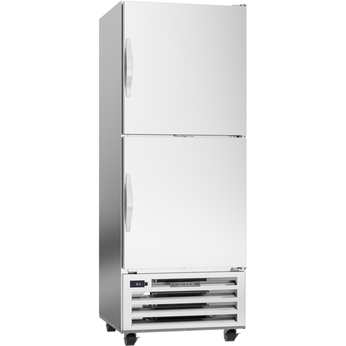 Beverage Air RI18HC-HS 16.85 Cubic Foot Split Door Reach-In Refrigerator