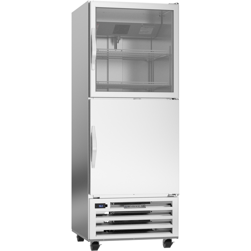 Beverage Air RI18HC-HGS 16.85 Cubic Foot Split Door Reach-In Refrigerator