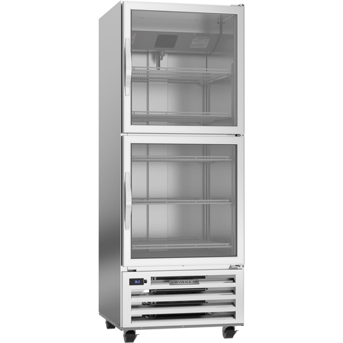Beverage Air RI18HC-HG 16.85 Cubic Foot Split Door Reach-In Refrigerator