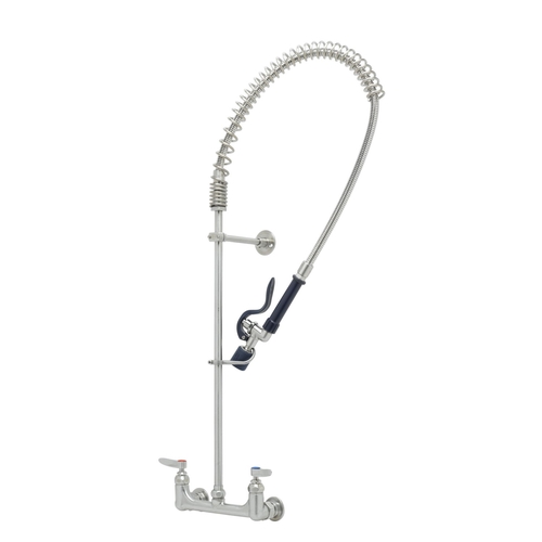 T&S Brass S-0133-BY Eversteel Wall Mount Pre-Rinse Unit w/ 18" Riser