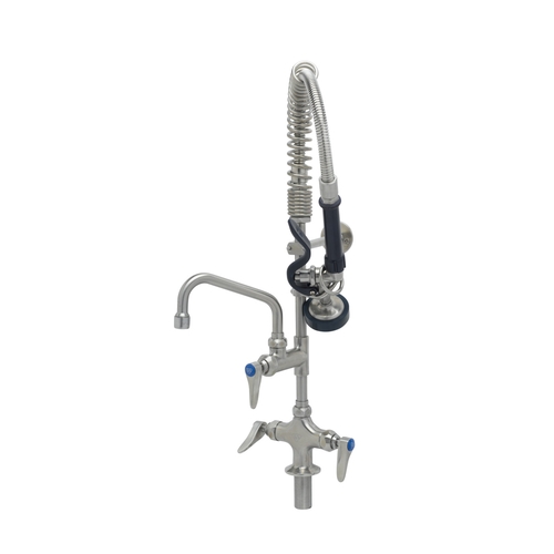 T&S Brass SMPK-2DLN-06 Eversteel Pre-Rinse Unit w/ 6" Swing Nozzle & Lever Handles