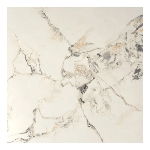 Art Marble P600 36X36 36"x 36" White Calacatta Sintered Rectangular Stone Tabletop
