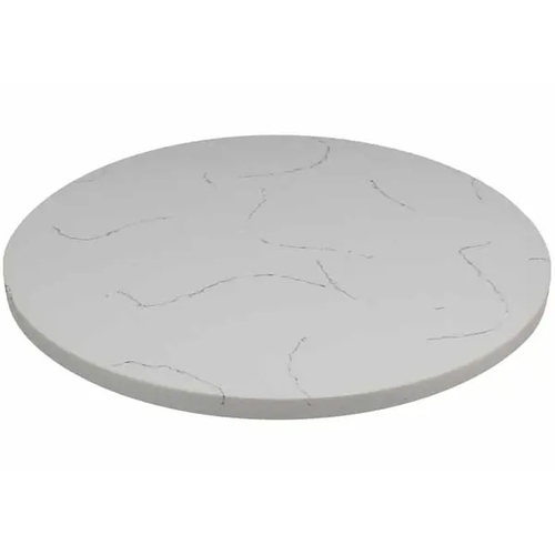 Art Marble Q401 54 RD 54" dia. Carrera White Quartz Tabletop