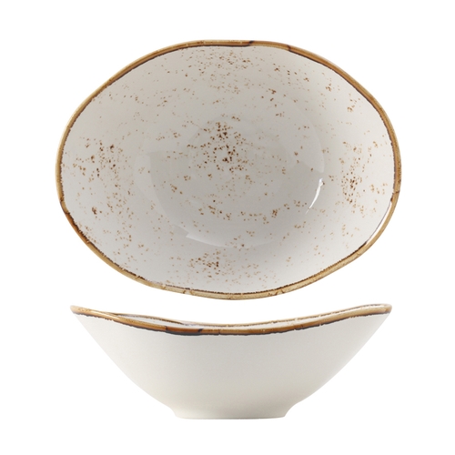 Tuxton China Inc GGA-403 Artisan Geode 20 oz. Agave Porcelain Capistrano Bowl - 1 Doz